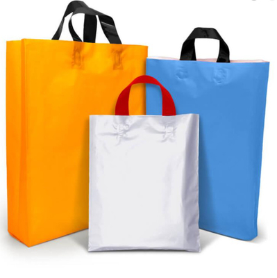 Υλικό λογότυπο τσαντών 100% Virgin δώρων PVC πλαστικό που τυπώνει τη μαλακή τσάντα βρόχων