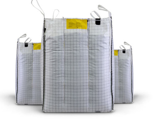 3000kg μαζικές τσάντες Δ τύπων 100mm τσάντα διαφραγμάτων 700D FIBC